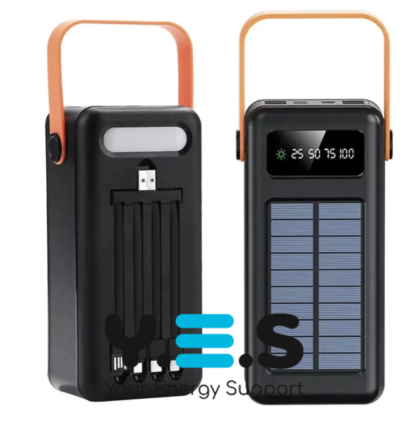 Сонячний Power Bank SOLAR YM-636CX 80000 mAh з ліхтариком — портативний акумулятор YM-636C