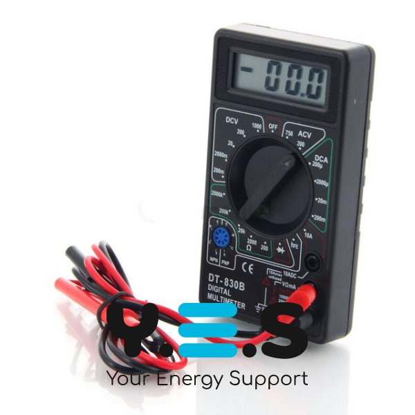 Цифровий мультиметр-тестер DT 830B для вимірювання напруги, струму та опору