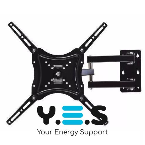 Кронштейн HDL 117B-2 для ТВ 14–55" — настінний поворотний тримач для екрана