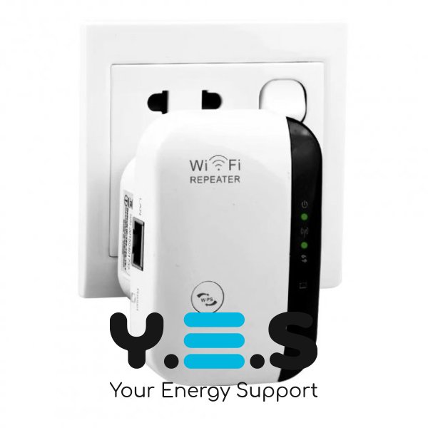 Wi‑Fi репітер у розетку 802.11n/b/g, підсилювач сигналу, антена 2 dBi, розширювач мережі