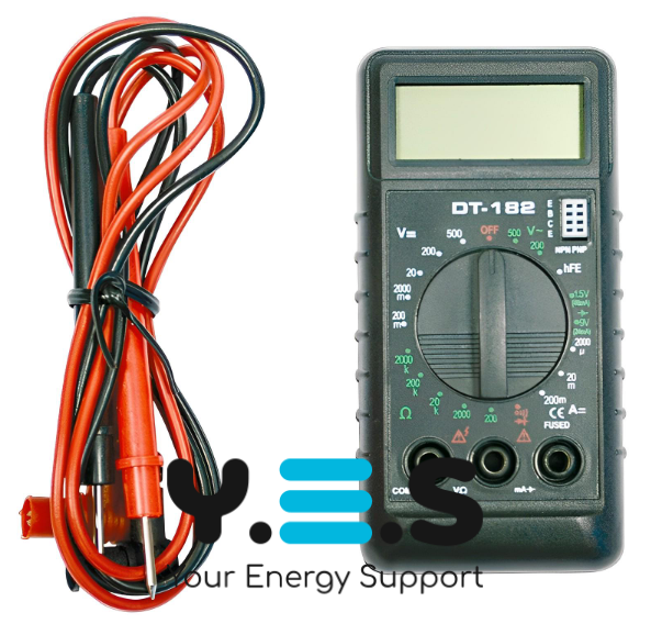 Портативний цифровий мультиметр DT-182: вольтметр і тестер для електровимірювань