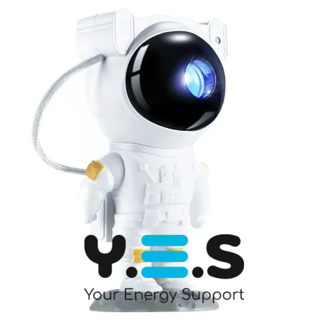 Лазерний нічник-проектор «Астронавт на Місяці» з проекцією космосу та зоряного неба