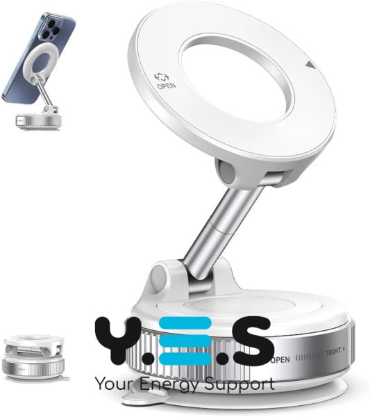 JoyPro Magnetic Holder — універсальний магнітний автотримач із вакуумною присоскою, обертання 360°