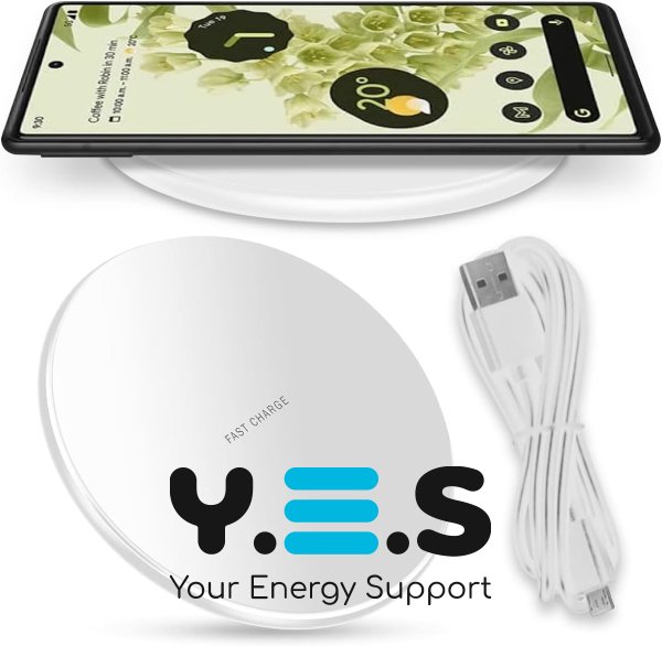 Бездротова зарядка Awei W7 кругла 10W Qi для смартфонів