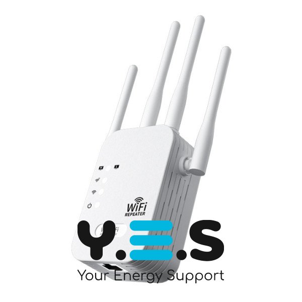 Wi‑Fi ретранслятор/підсилювач сигналу 300 Мбіт/с 2.4G, 6 антен (роутер)