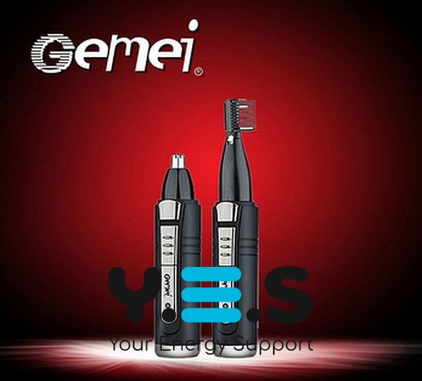 Тример GEMEI GM-3109 для носа та вух, з насадками