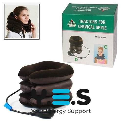 Лікувальний надувний масажер-комір для шийного відділу хребта Tractors