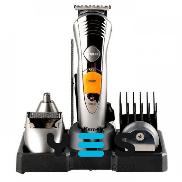 Машинка для стрижки волосся 7-в-1 Kemei KM-580A, тример-бритва CG21 PR4