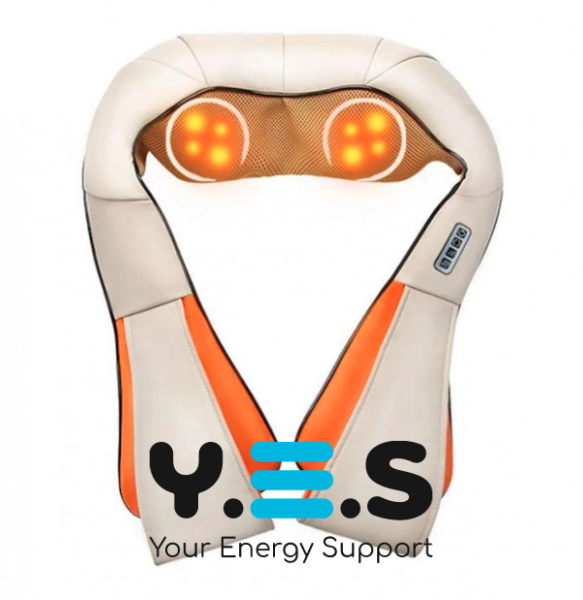 Роликовий масажер для шиї та спини з розминанням Massager of Neck Kneading