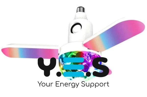 Дисколампа: музична LED у патрон з обертанням та Bluetooth-підключенням