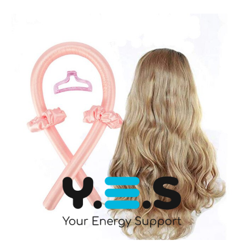 Шовкова стрічка-бігуді для локонів: обруч-джгут для накрутки волосся «М’яка хвиля»