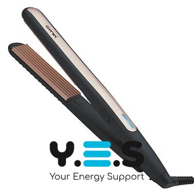 Плойка-гофре Geemy GM-2955W для прикореневого об’єму, щипці-праска дрібна хвиля