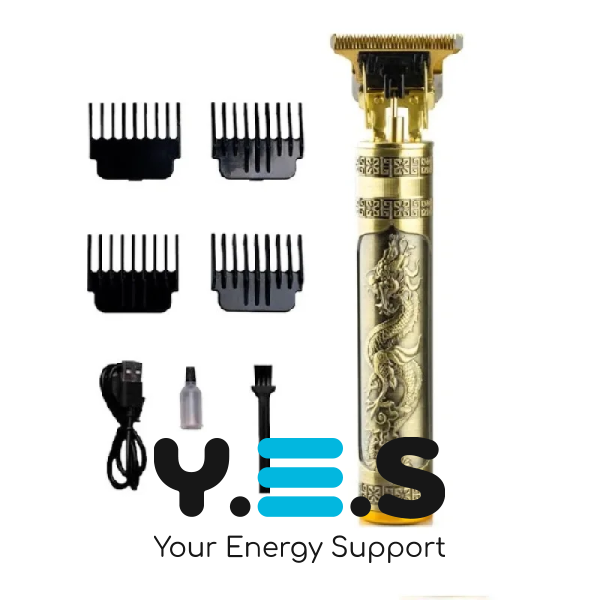 Тример MAXTOP T9 для волосся, бороди й вусів, акумуляторний, з насадками R-429