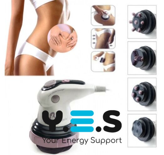 Інфрачервоний антицелюлітний вібромасажер Body Innovation з насадками для масажу всього тіла