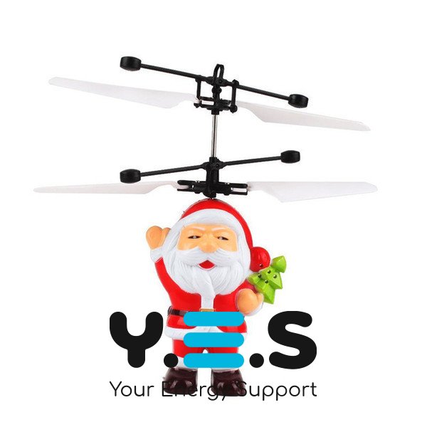 Літаюча іграшка Flying Santa — Санта Клаус (Дід Мороз), новорічний подарунок