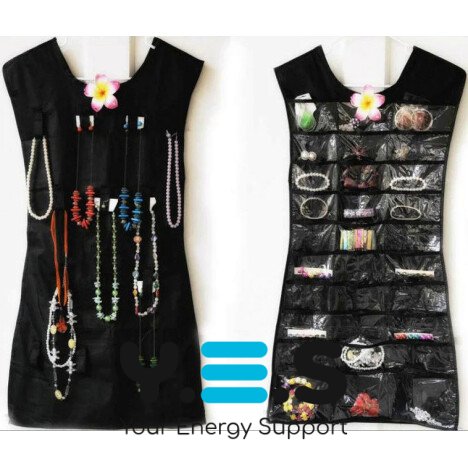 Двосторонній підвісний органайзер‑сукня для прикрас і аксесуарів, багатофункціональний