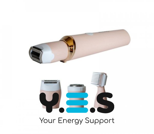 Жіночий тример Maxtop MP-078 3-в-1 з насадками для обличчя та тіла