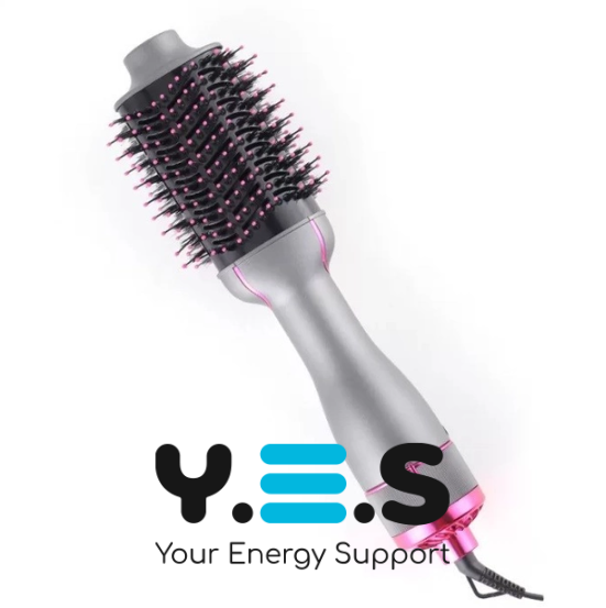 Фен-щітка RAF R.411 повітряний стайлер для сушіння й укладання волосся, 1200 Вт