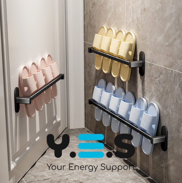 Підвісний настінний органайзер-вішалка для тапочок і рушників, тримач 38 см