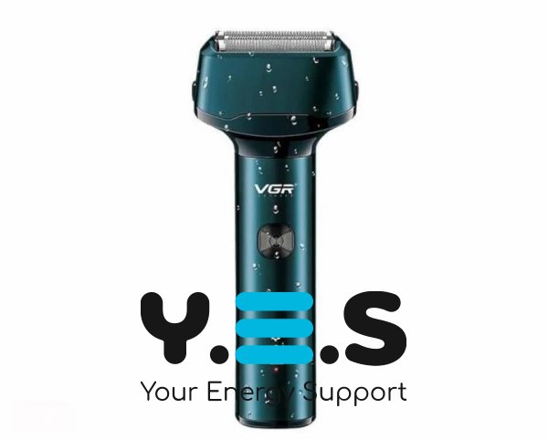 Електробритва VGR V-370: потрійні леза, бездротова, акумуляторна, водозахист IPX5