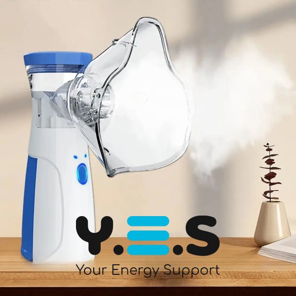 Портативний mesh-небулайзер JSL-W302: ультразвуковий ручний інгалятор для дому, 2 маски