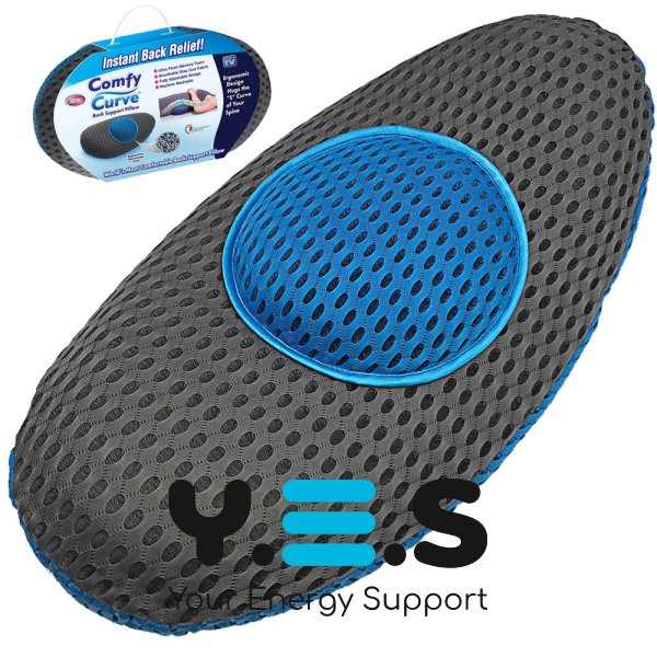 Подушка для попереку Lumbar Support TV One з ефектом пам’яті, м’яке покриття