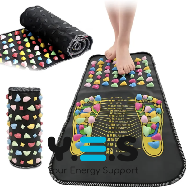 Масажний килимок-доріжка з камінцями 35×70 см для ніг і спини