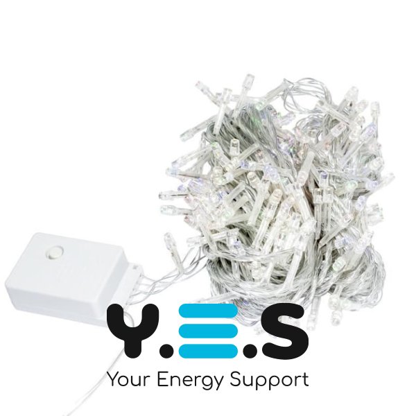 Гірлянда Light Belt 100 LED 10 м, тепле світло — світлодіодна новорічна (105-5)