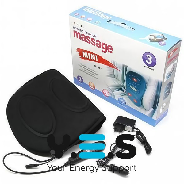 Масажна накидка на автосидіння LY-407 з підігрівом, 3 режими роботи