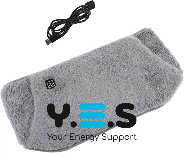 Електричний пояс-ремінь з підігрівом USB XL-1518 для попереку та грілка для рук