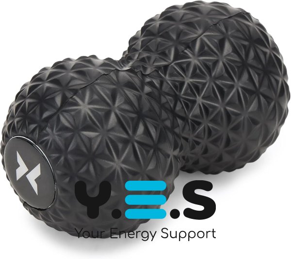 Фітнес-ролик для масажу з подвійним м’ячем 16×9 см, набір ND-5274