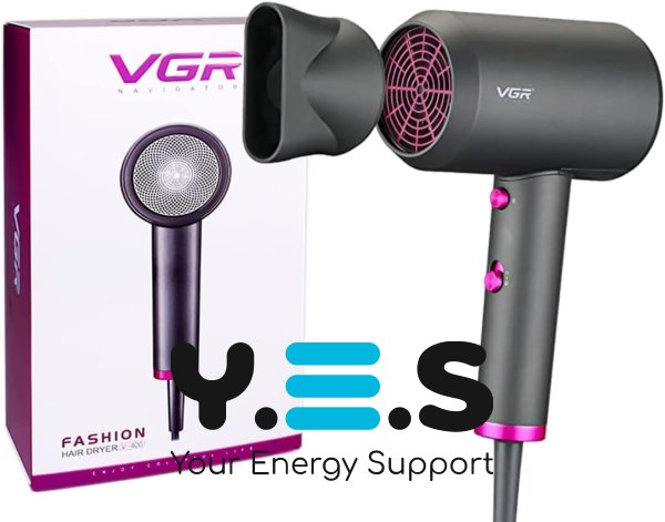 Професійний фен VGR V-400 для дому та салону, потужний і зручний