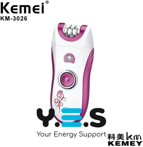 Електроепілятор Kemei KM-3066 6-в-1: епіляція та гоління