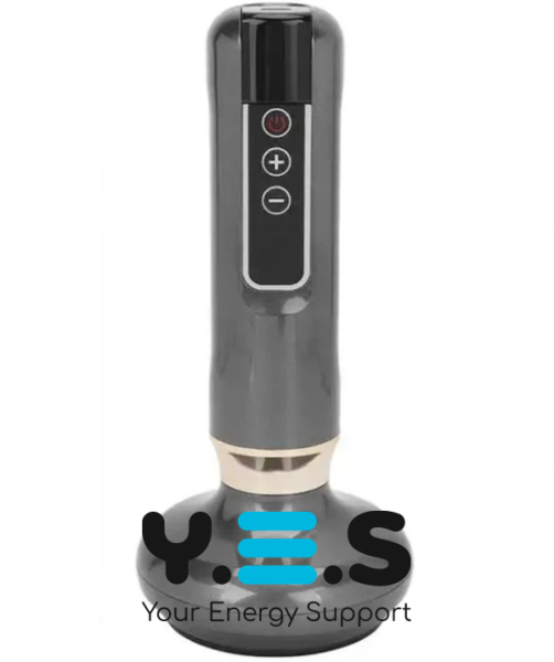 Вакуумний антицелюлітний масажер Cupping DS-A15 з ІЧ-підігрівом, 12 рівнів, лімфодренаж, 5V