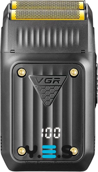 Електробритва VGR V-363 сіткова для подорожей, USB-зарядка, акумулятор