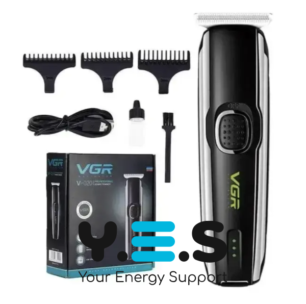Професійний тример VGR V-020 для бороди й волосся, машинка для стрижки
