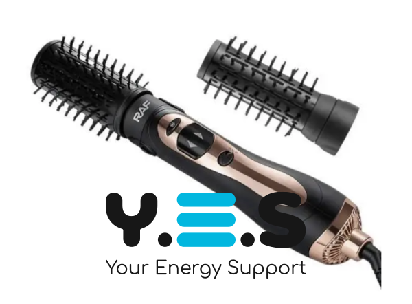 Фен-щітка (браш) RAF R.597 для укладання волосся — швидка укладка без зусиль