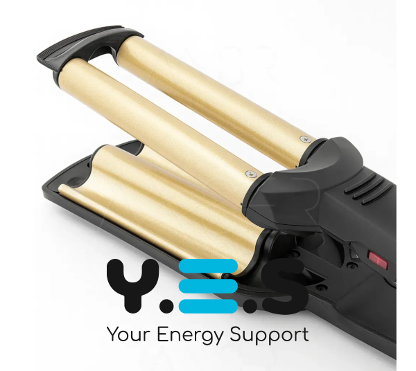 Потрійна керамічна плойка Kemei JFQ-KM-2022 для створення локонів