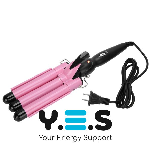 Потрійна керамічна плойка Gemei GM-1956 для створення локонів