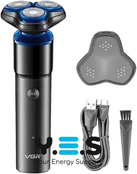Електробритва чоловіча VGR V-325 роторна з плаваючими головками