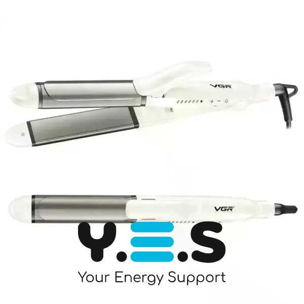 Щипці VGR V-558 2в1: випрямляч і плойка, кераміка, 120–220°C, швидкий нагрів