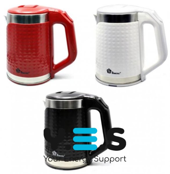 Електрочайник Domotec MS-5027, 2000 Вт, 2,2 л