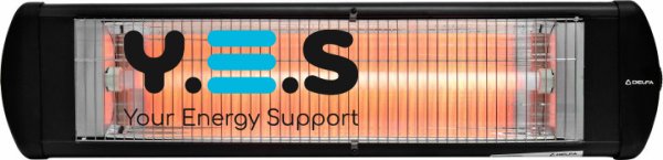 Вуличний інфрачервоний обігрівач DELFA HI 2123 OUTDOOR для тераси та альтанки