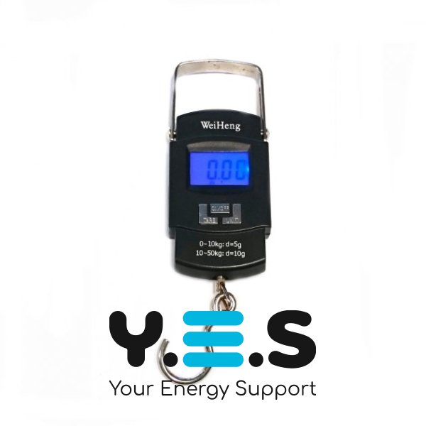 Ручні цифрові ваги-кантер WH-A08 до 50 кг (крок 5 г), електронні підвісні ваги