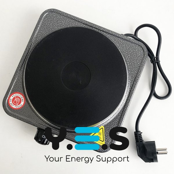 Настільна електроплита Domotec MS-5811 дискова, 1 конфорка, 1500 Вт