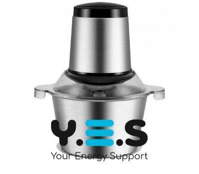 Електроблендер-подрібнювач «Молнія» металевий, подвійні леза з нерж. сталі, 1000 Вт