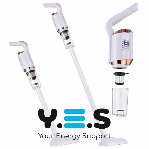 Вакуумний бездротовий пилосос 2000mAh, ручний/вертикальний акумуляторний 3в1 з насадками