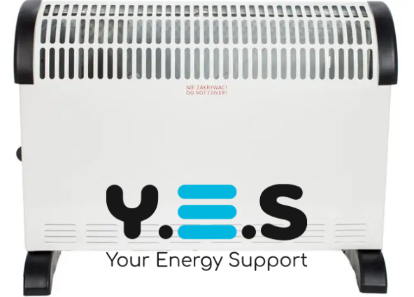 Електроконвектор BOBBYTEC CH‑Y02 2000W для дому — конвекторний обігрівач