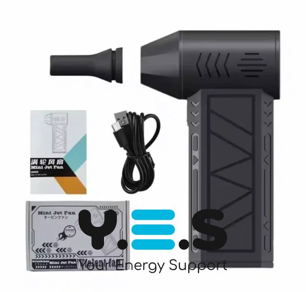 Автомобільний турбовентилятор для пилу 130000 об/хв, портативний повітродув акумулятор 8000 мА·г