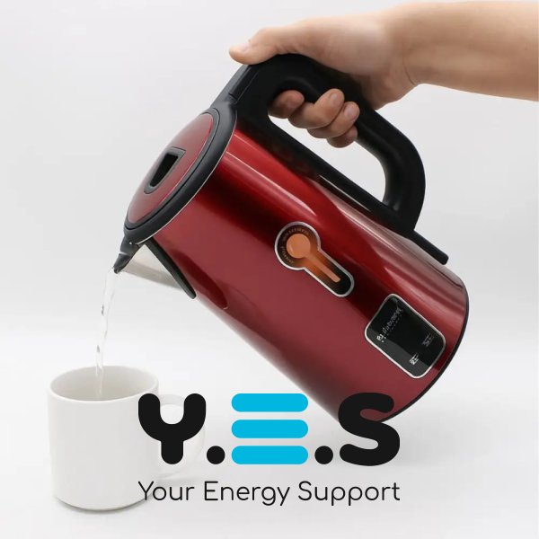 Електрочайник Hoffmans HM-2538 2,5 л — сталевий корпус, швидке кип’ятіння, 1800 Вт